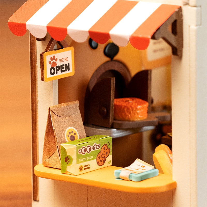 Rolife - Teddys Brotkasten - DIY 3D Miniatur Puppenhaus Zimmer Box Bastelset DS033 - Bild 3 von 6
