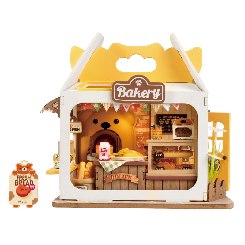 Rolife - Teddys Brotkasten - DIY 3D Miniatur Puppenhaus Zimmer Box Bastelset DS033 - Bild 1 von 6